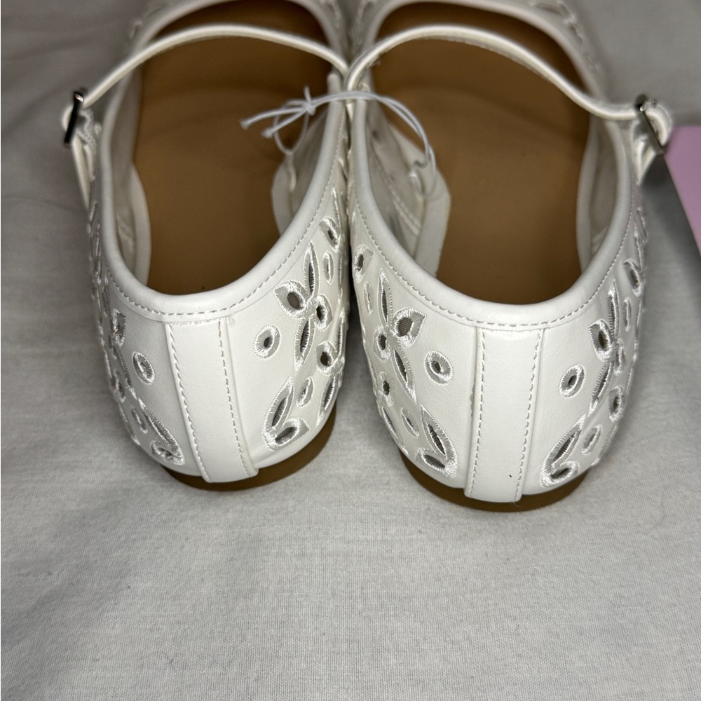 Target White Floral Cutout Flats - Picture 2 of 4